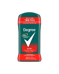 Degree Sport Antiperspirant Deodorant for Men, 2.7 oz, 2 ct