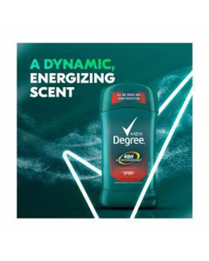 Degree Sport Antiperspirant Deodorant for Men, 2.7 oz, 2 ct