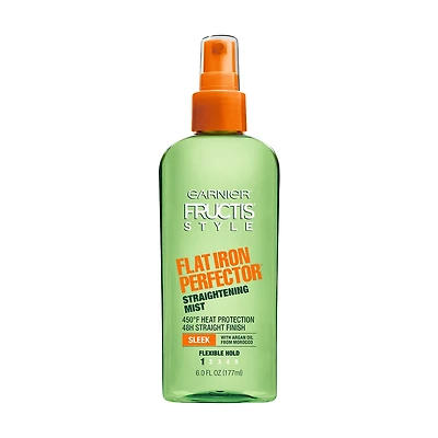 Garnier Fructis Style Sleek & Shine Flat Iron Perfector Straightening Mist, 6 fl. oz.