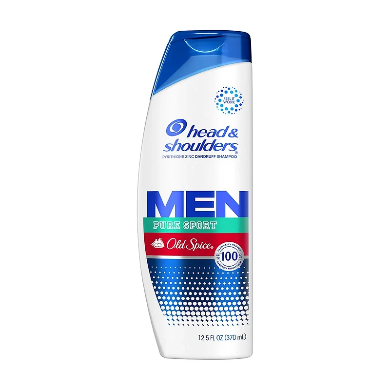 Head & Shoulders Men's Shampoo Pure Sport, Old Spice, 12.5 oz