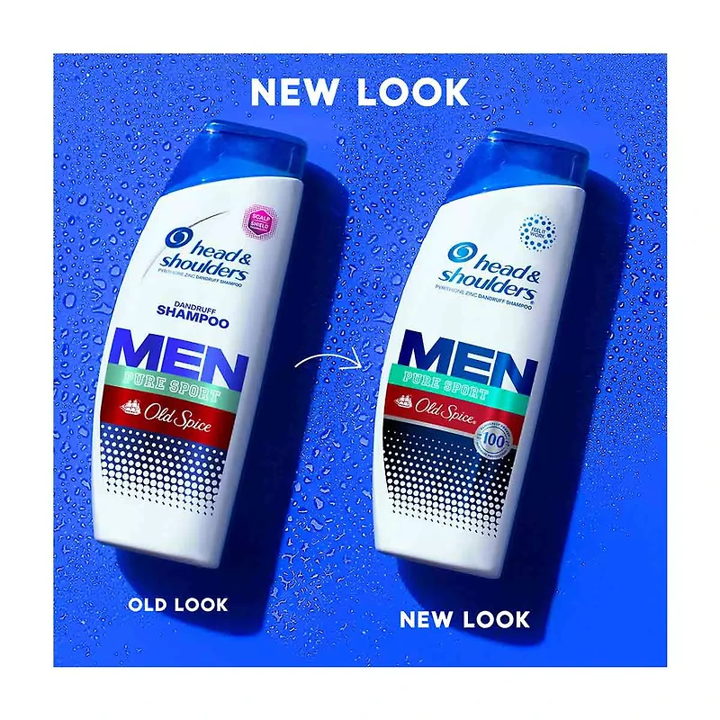 Head & Shoulders Men's Shampoo Pure Sport, Old Spice, 12.5 oz