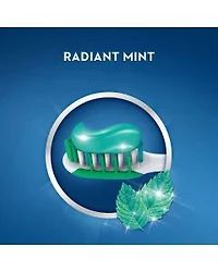 Crest 3D White Fluoride Anticavity Toothpaste, Radiant Mint, 0.85 oz