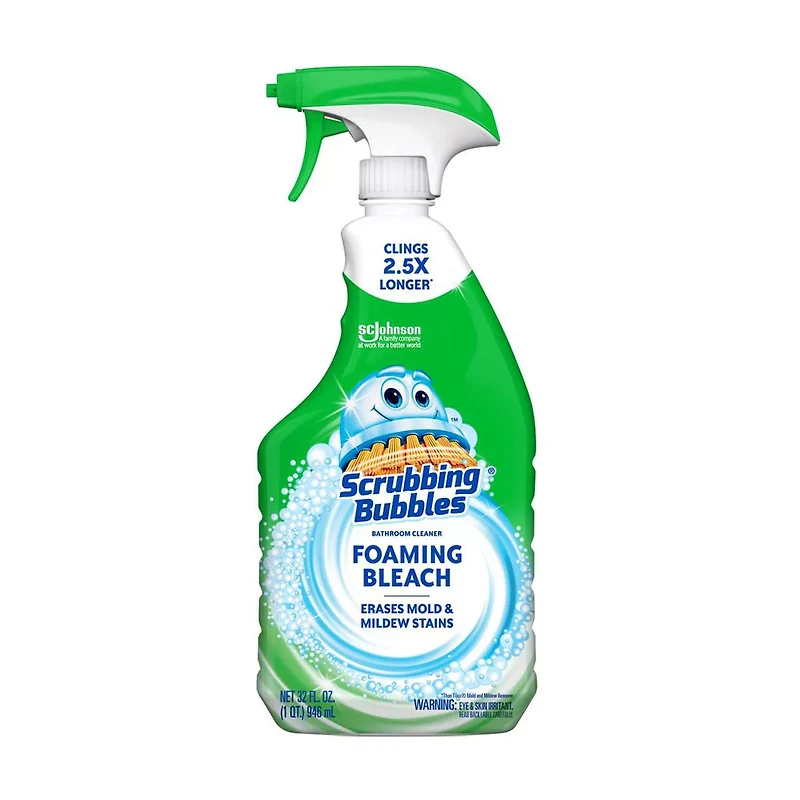 Scrubbing Bubbles Foaming Bleach Bathroom Cleaner, 32oz
