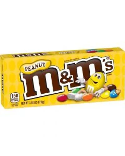 M&M's Peanut Chocolate Candies, 3.10 oz