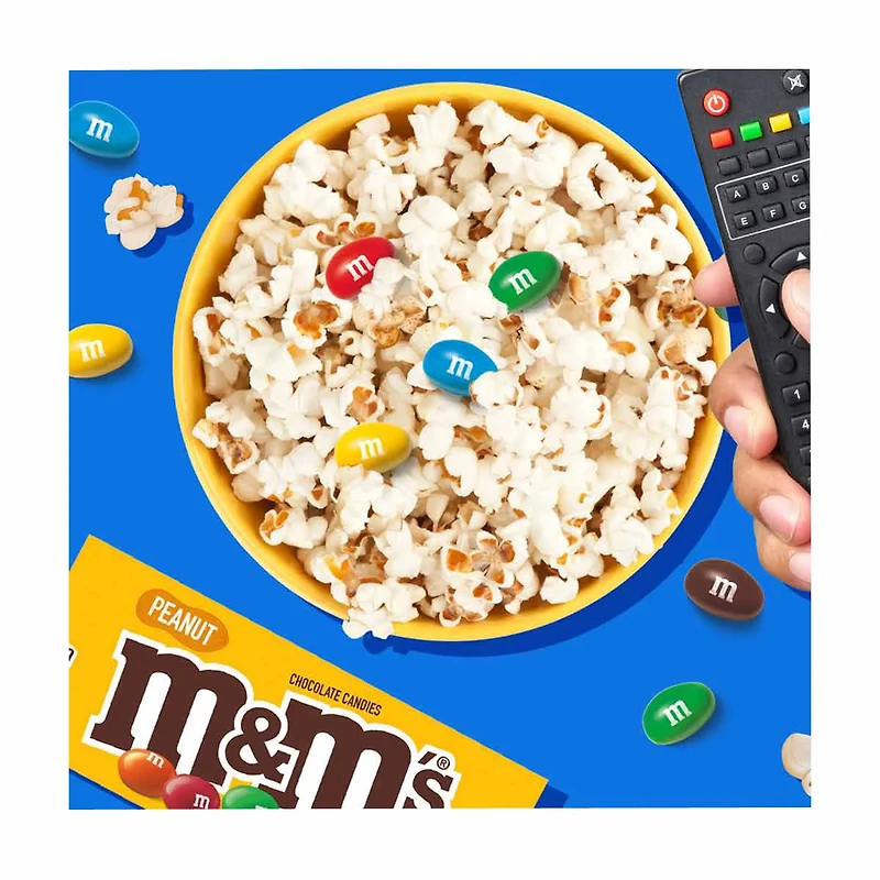 M&M's Peanut Chocolate Candies, 3.10 oz