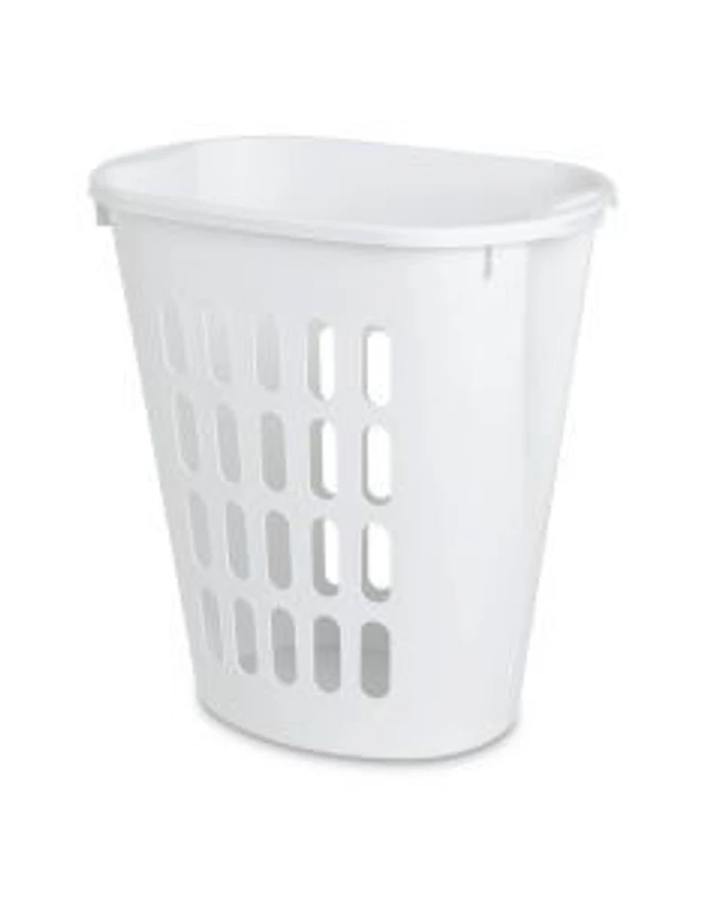 Sterilite Open Laundry Hamper, White