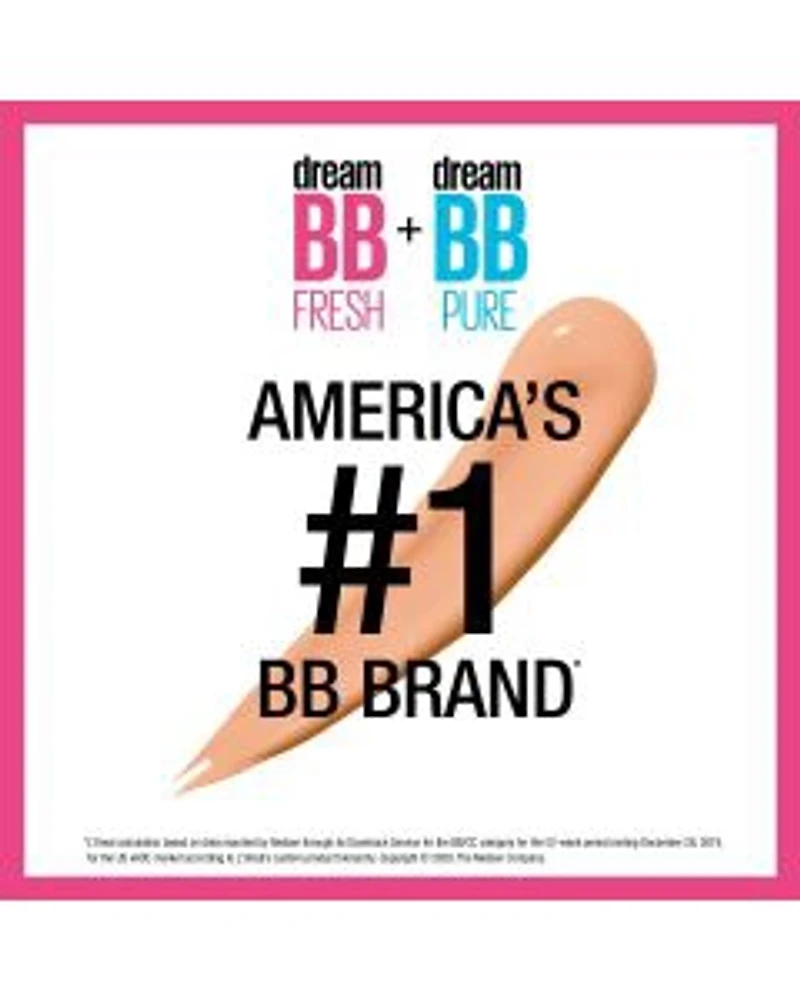 Maybelline Dream Fresh BB Cream 8 in 1 Skin Perfector, 1.0 fl oz