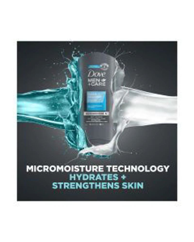 Dove Men+Care Body and Face Wash for Hydrating Clean Comfort, 13.5 fl oz