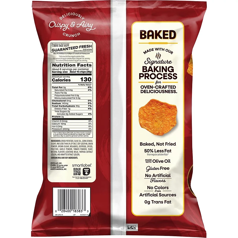 Lay's Baked Potato Crisps Barbecue 6 1/4 Oz