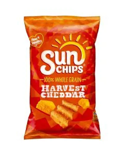 Sunchips Harvest Cheddar 100% Whole Grain Snacks, 7 Oz Bag