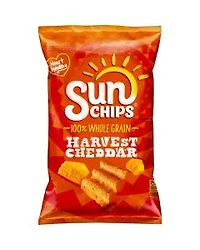 Sunchips Harvest Cheddar 100% Whole Grain Snacks, 7 Oz Bag