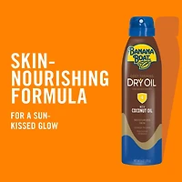 Banana Boat Deep Tanning Dry Oil Clear Spray Sunscreen, SPF 4, 6 oz