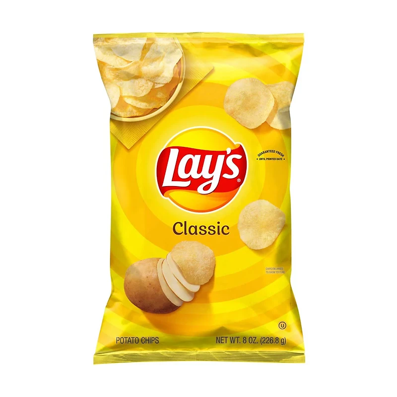 Lay's Classic Potato Chips 8 oz. Bag