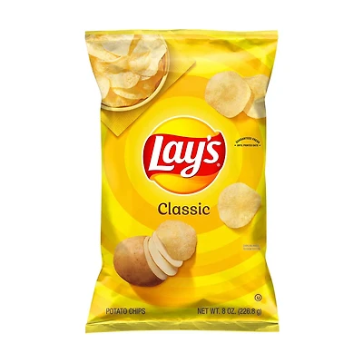 Lay's Classic Potato Chips 8 oz. Bag
