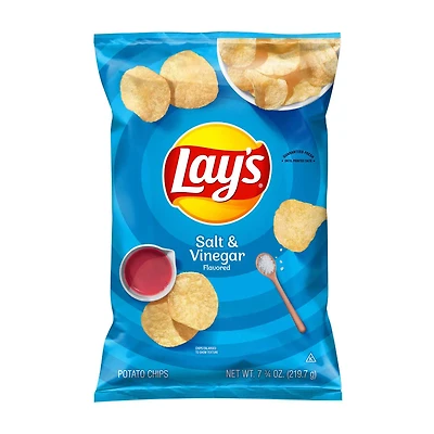 Lay's Salt & Vinegar Potato Chips, 7.75 oz