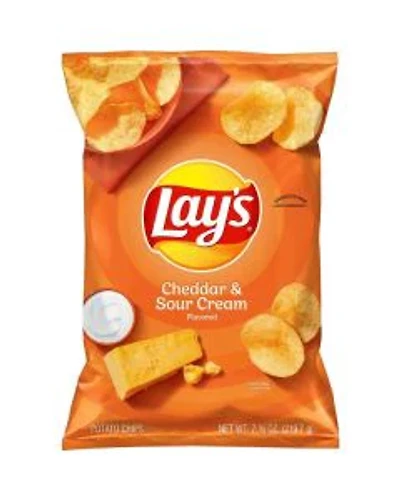 Lay's Potato Chips Cheddar & Sour Cream, 7.75 oz