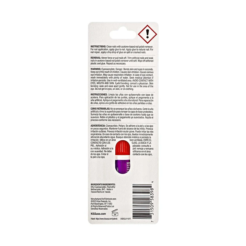 Kiss Press-On Design Manicure, Love it, 24 Count