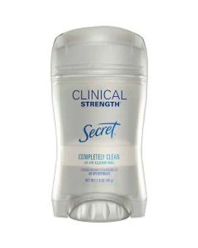 Secret Clinical Strength Antiperspirant & Deodorant Gel, Completely Clean, 1.6 oz