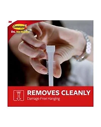 Command Large Hook, White, 1 Hook, 2 Strips/Pack