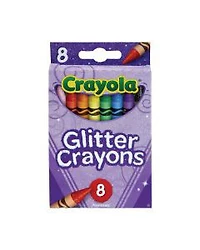 Crayola Glitter Crayons, 8 ct