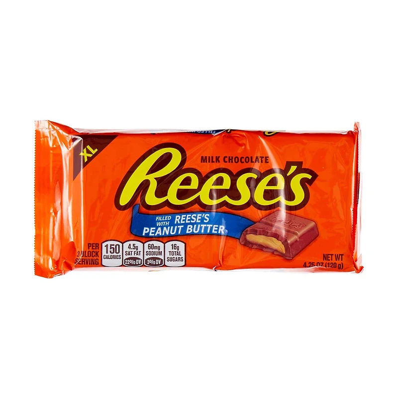 Reese's Milk Chocolate & Peanut Butter XL Candy Bar, 4.25 oz.