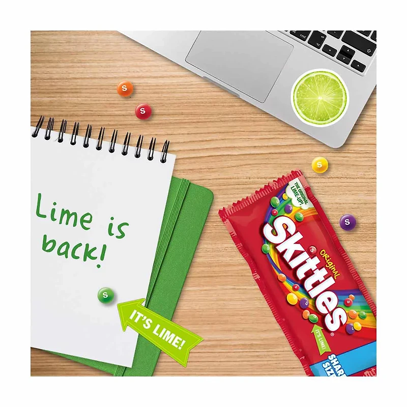 Skittles Original Share Size Chewy Candy, 4 oz