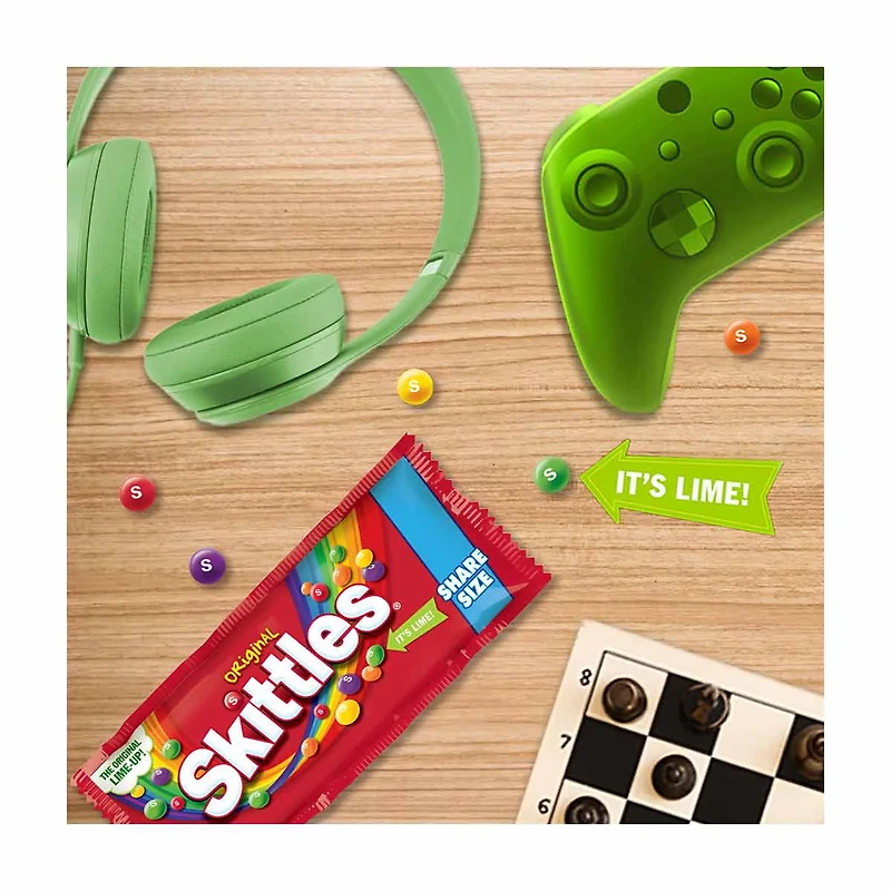 Skittles Original Share Size Chewy Candy, 4 oz