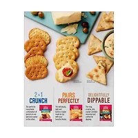Kellogg's Town House Pita Crackers, Sea Salt, Ready to Dip Snacks, 9.5oz Box