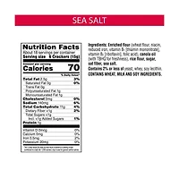 Kellogg's Town House Pita Crackers, Sea Salt, Ready to Dip Snacks, 9.5oz Box