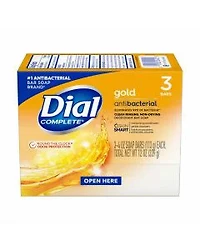 Dial Gold Antibacterial Deodorant Soap, 4 oz, 3 ct