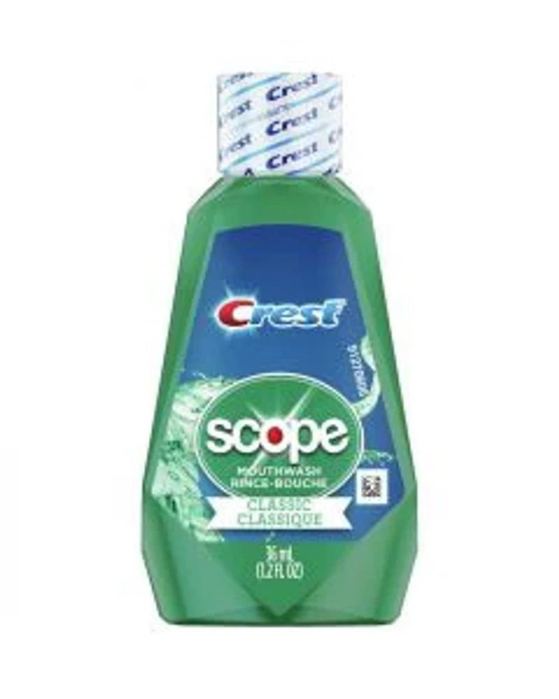 Crest Scope Classic Mouthwash - Original Formula, 1.2 fl oz