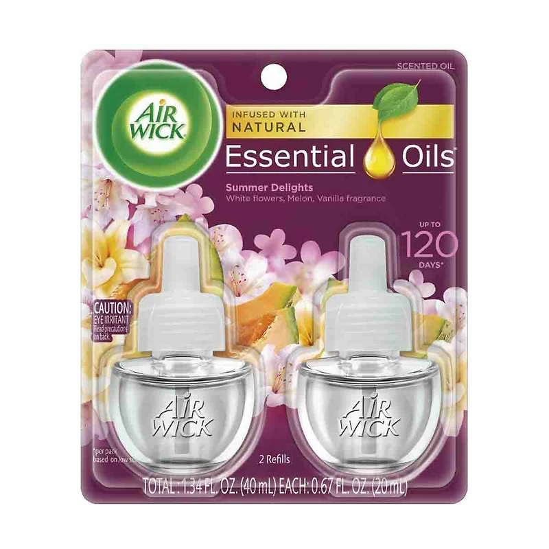 Air Wick Scented Oil Twin Pack Summer Delight