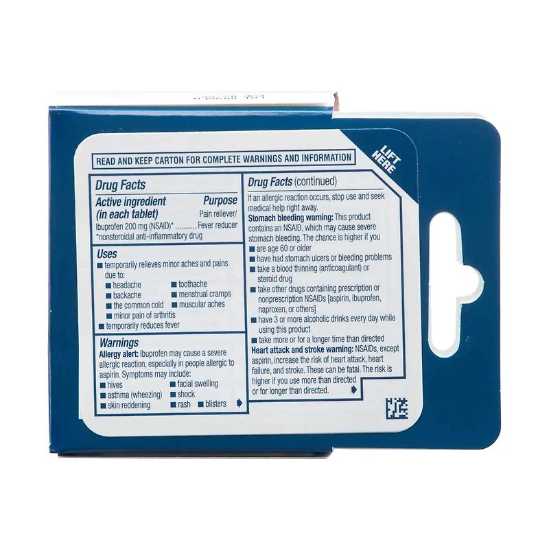 Advil Ibuprofen 200 mg Pain Reliever/Fever Reducer (NSAID) Tablets, 6 Count