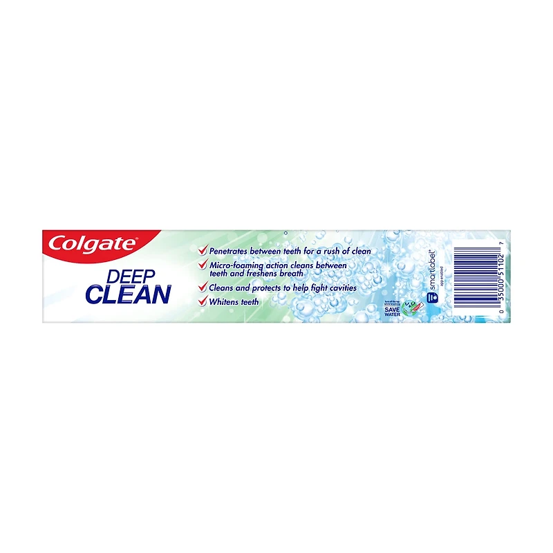 Colgate Deep Clean Whitening Toothpaste, Brisk Mint, 6 oz