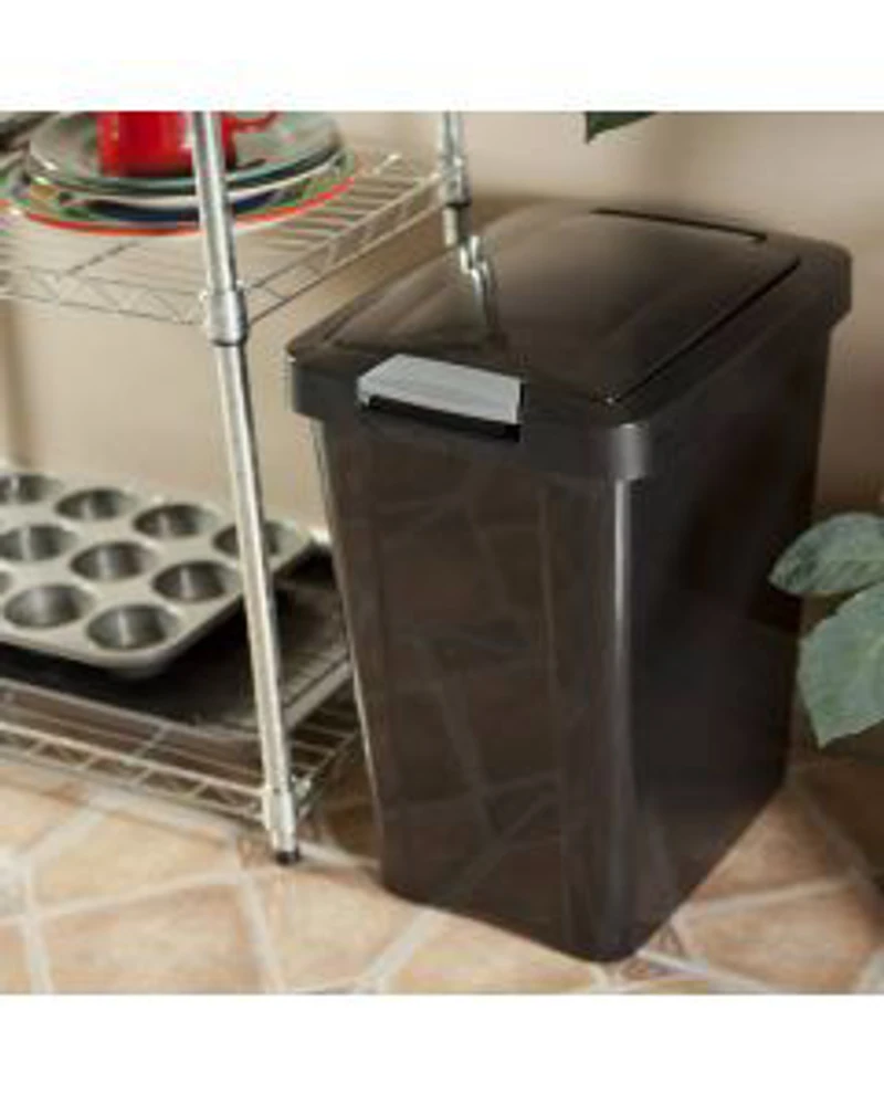 Sterilite Touch Top Wastebasket, 7.5 gal