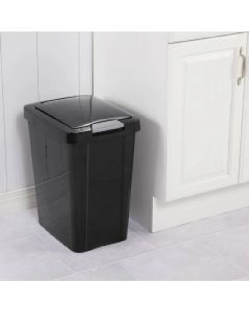 Sterilite Touch Top Wastebasket, 7.5 gal