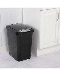 Sterilite Touch Top Wastebasket, 7.5 gal