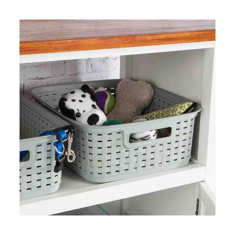 Sterilite Short Weave Basket