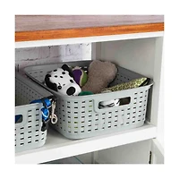 Sterilite Short Weave Basket