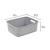 Sterilite Short Weave Basket