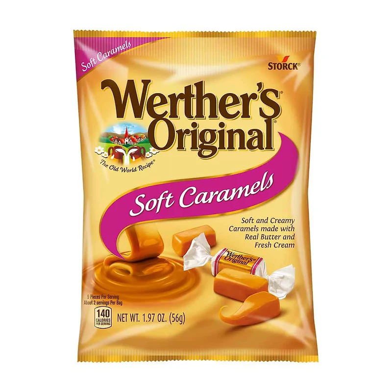 Werther's Original Soft Caramels, 1.97 oz