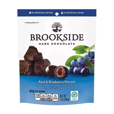 Brookside Dark Chocolate Acai & Blueberry Flavor Pouch, 7 oz.