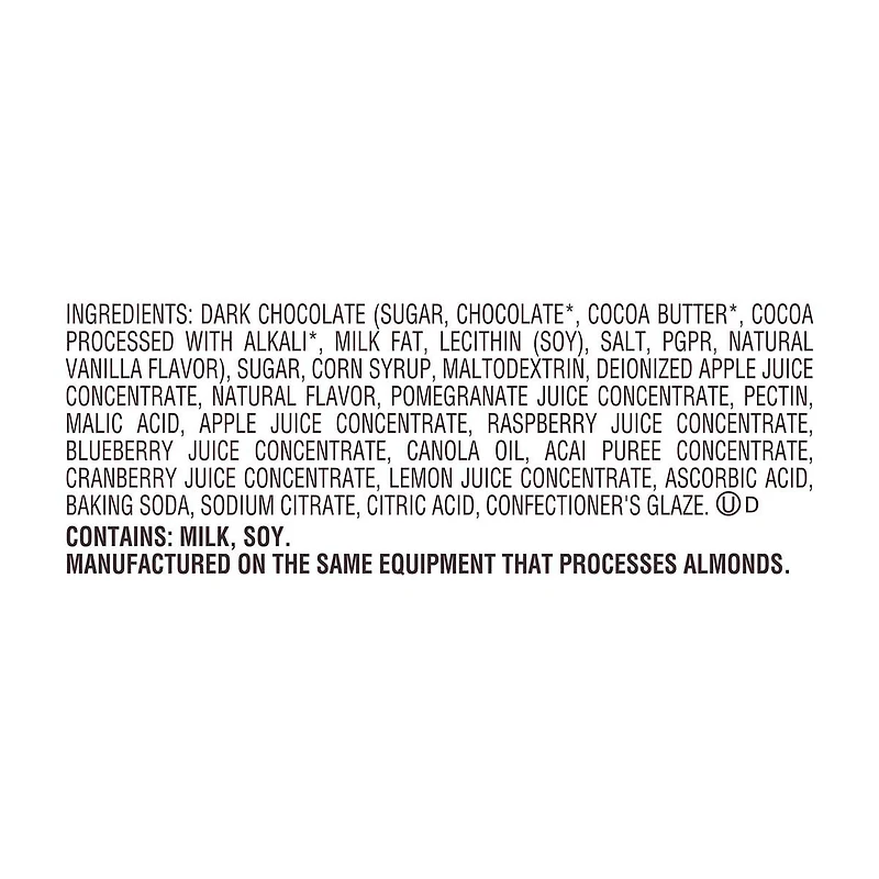 Brookside Dark Chocolate Acai & Blueberry Flavor Pouch, 7 oz.