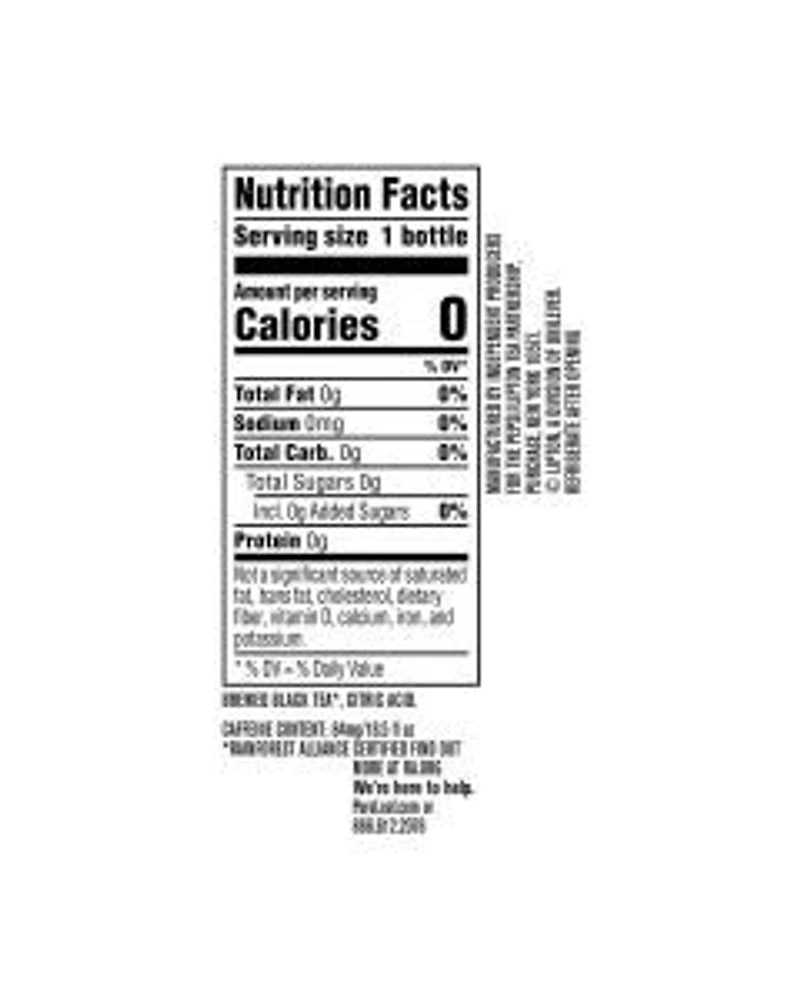 Pure Leaf Tea Unsweetened Iced Tea, 18.5 fl oz