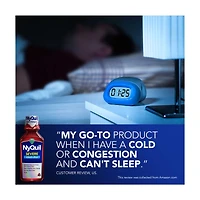 Vicks NyQuil SEVERE Cold & Flu Relief Liquid Medicine, Berry Flavored, 12 fl oz