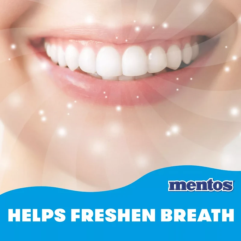 Mentos Pure Fresh Fresh Mint Flavored Sugar Free Chewing Gum with Xylitol Bottle - 50ct