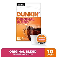 Dunkin’ Original Blend Medium Roast Coffee, Keurig K-Cup Pods, 10 Count Box