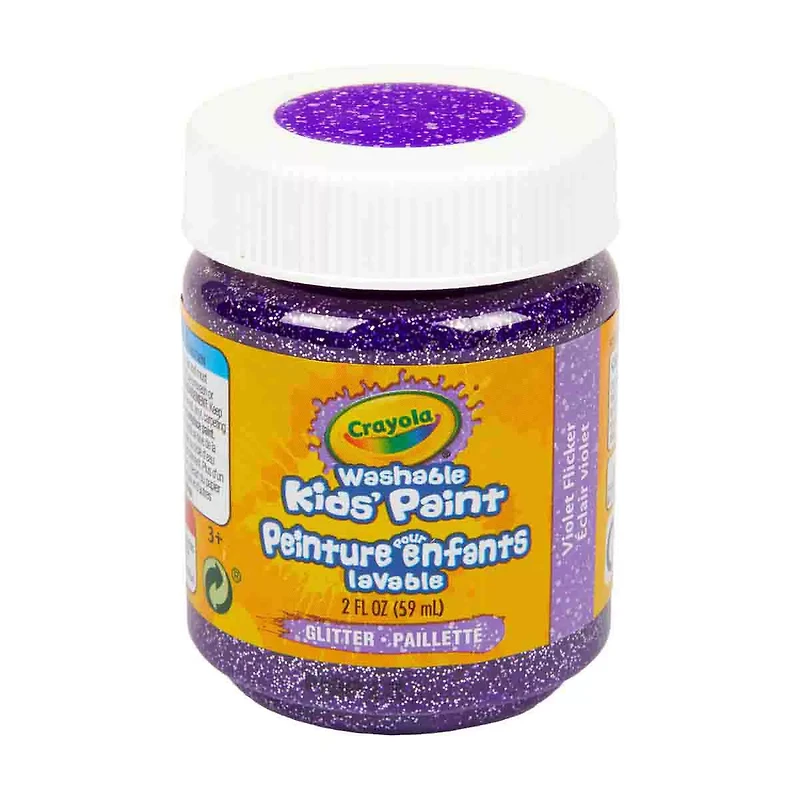 Crayola Washable Kids' Glitter Paint Jar, 2 fl. oz.