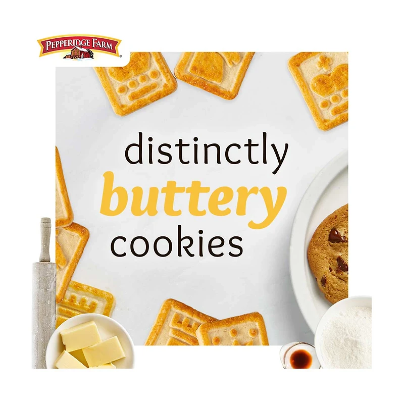 Pepperidge Farm Chessmen Minis Butter Cookies, Snack Pack, 2.25 Oz