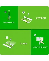 Swiffer Sweeper 2-in-1 Dry + Wet Floor Mopping and Sweeping Kit